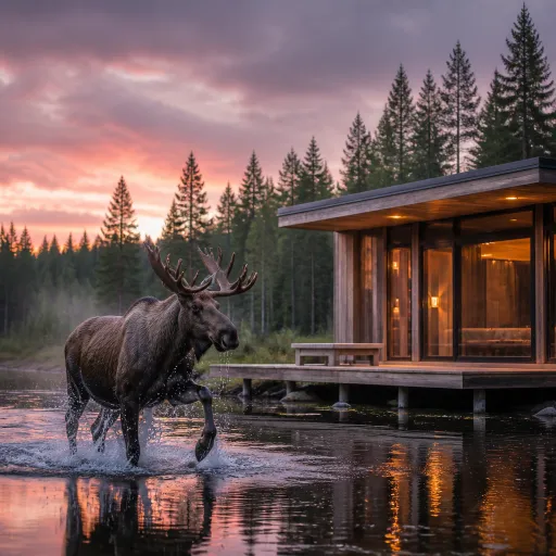 Wild luxury in Finland’s taiga: where premium nature resorts meet animals that live in taiga